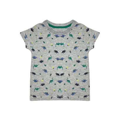 "Matalan" pelēks T-krekls dinos 86cm
