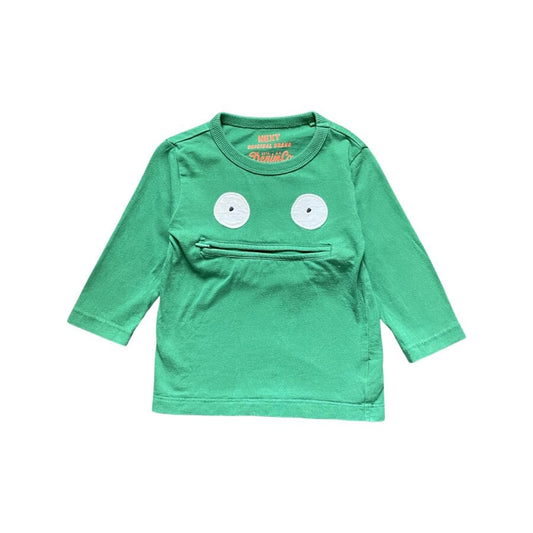 "Next" zaļš krekls zip smile 80cm