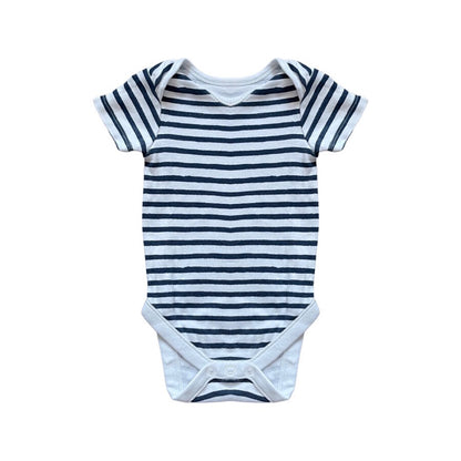 "George" bodijs short navy stripes 80cm