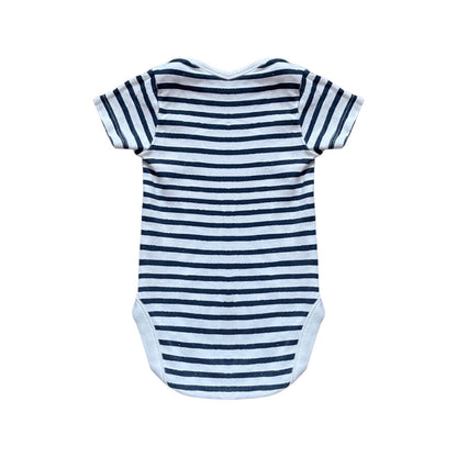"George" bodijs short navy stripes 80cm
