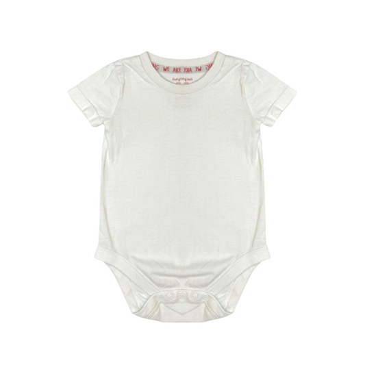 "F&F" balts bodijs plain side 68cm