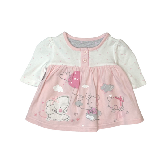 "Mothercare" kleitiņa little animals 44cm