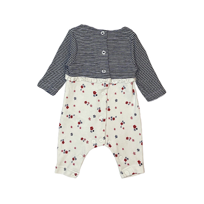 "Jasper Conran" romperis flowers&jacket 56cm