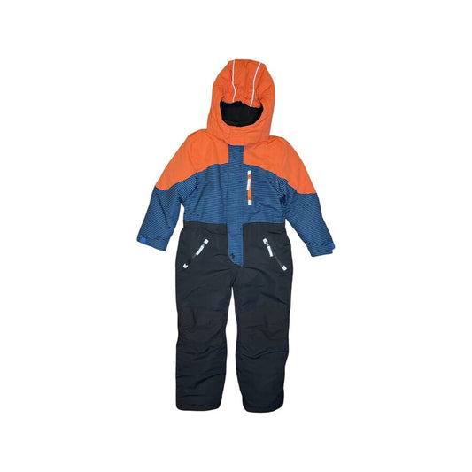 "Topolino" biezs, silts kombinezons orange&blue 116