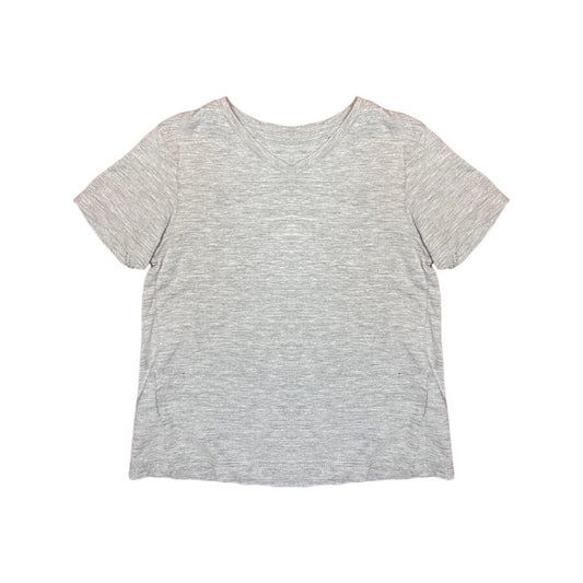 "H&M" pelēks kokvilnas krekls plain 104