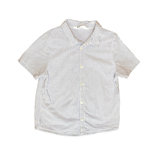"H&M" kokvilnas krekls white and blue stripes 122