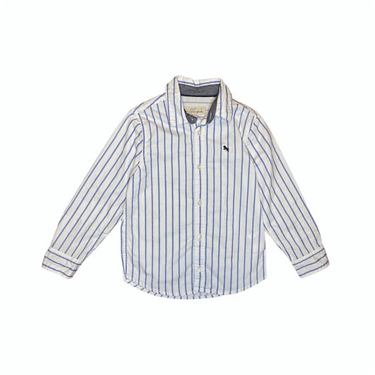 "H&M" kokvilnas krekls white blue stripes 116