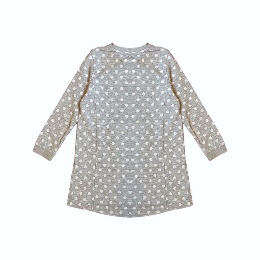 "Lupilu" pelēka džemperkleita dots 104