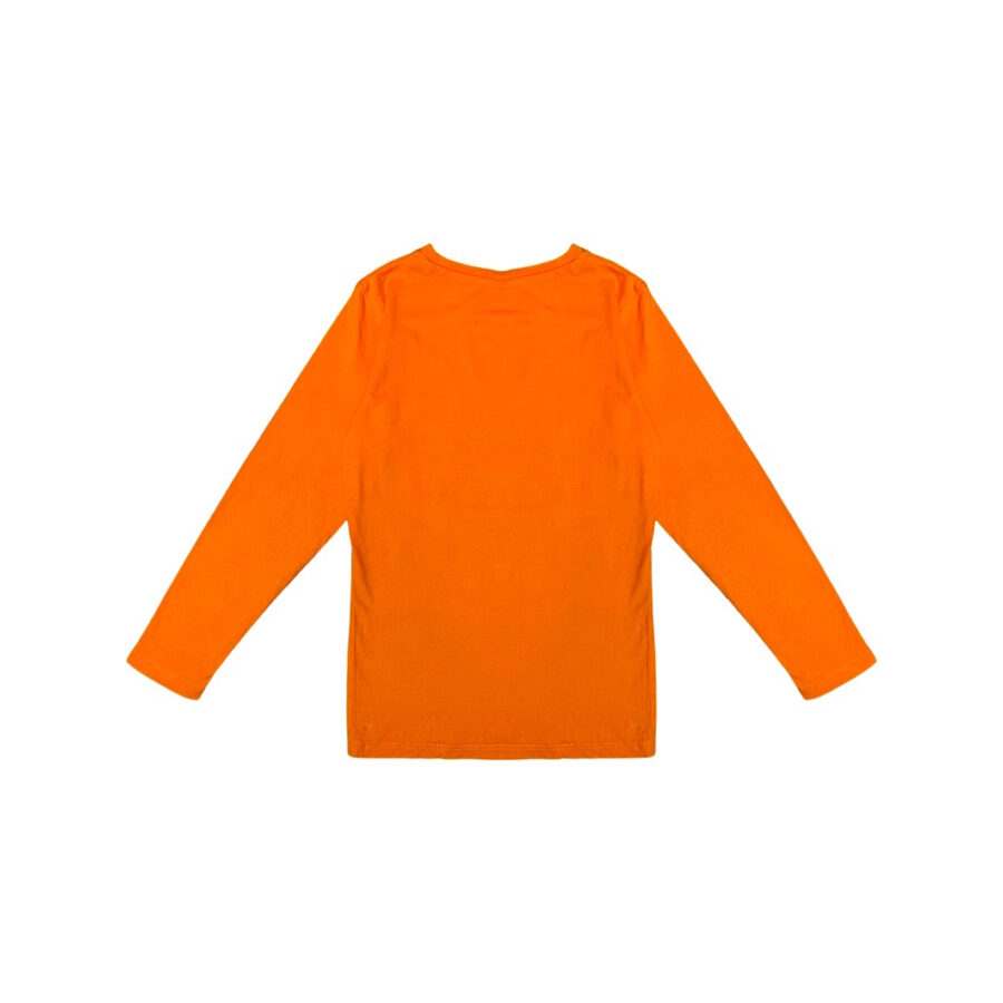 "Infinity Kids" oranžs kokvilnas krekls Monster 128