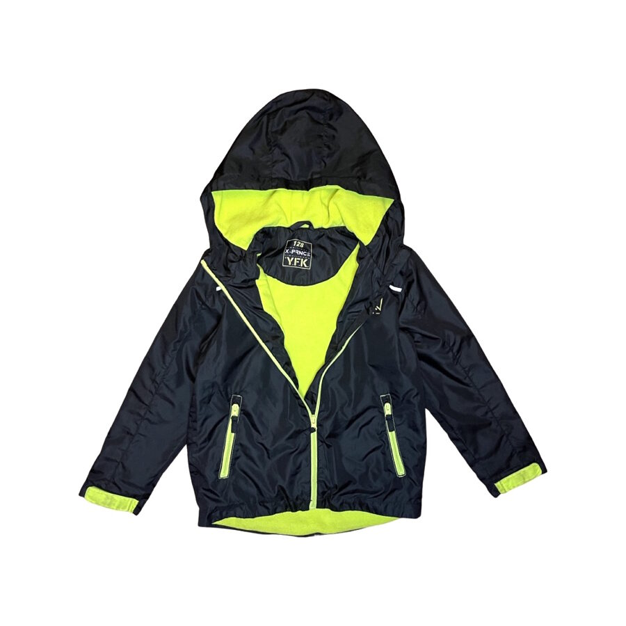 "YFK" silta vējjaka yellow&black 128