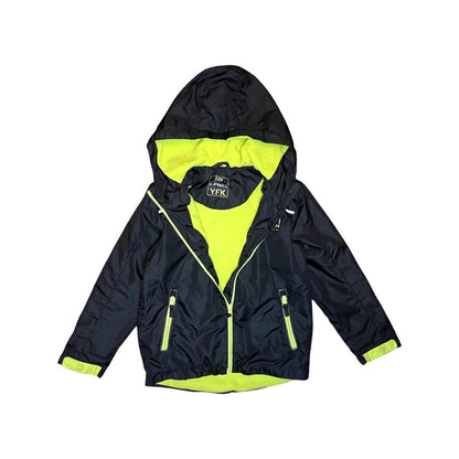 "YFK" silta vējjaka yellow&black 128