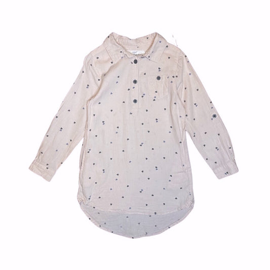 "H&M" krekla kleita peach hearts 110