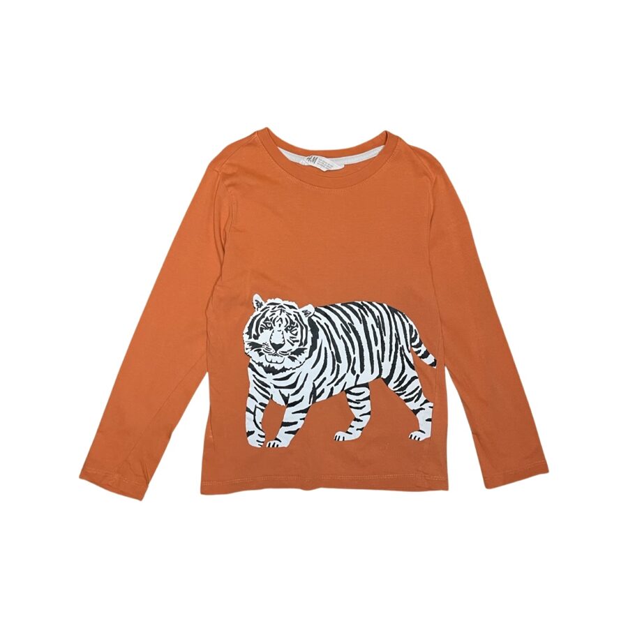 "H&M" oranžs krekls Tiger 128