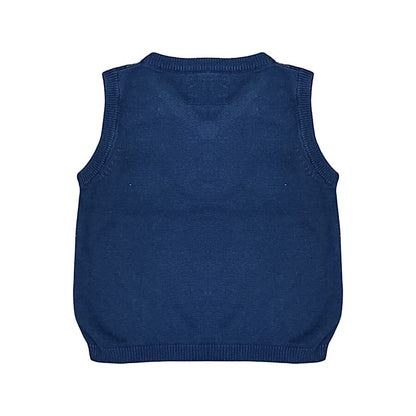 "H&M" vests brown navy 74