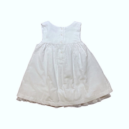 "Matalan" balta kleitiņa Bunny 74cm