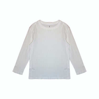 Balts kokvilnas krekls long sleeve 128